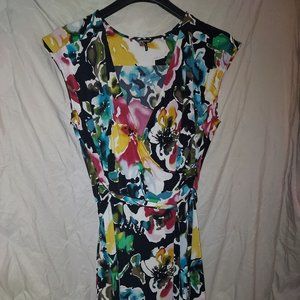 Daisy Fuentes Wrap Dress, Size L